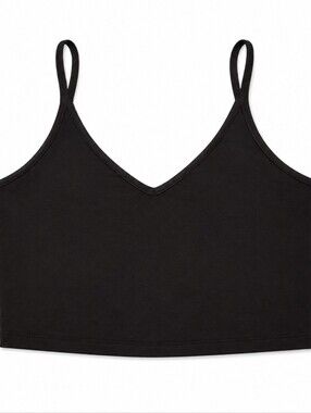 Aritzia Talula Black Crop Top Sz LG